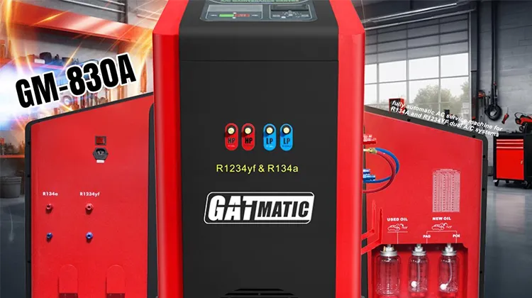 R1234yf & R134a dual system AC machine