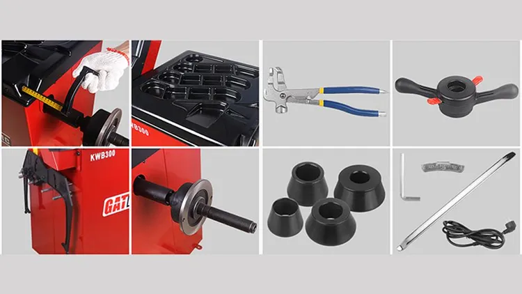 KWB300 Automotive Wheel Balancer Equipment Details