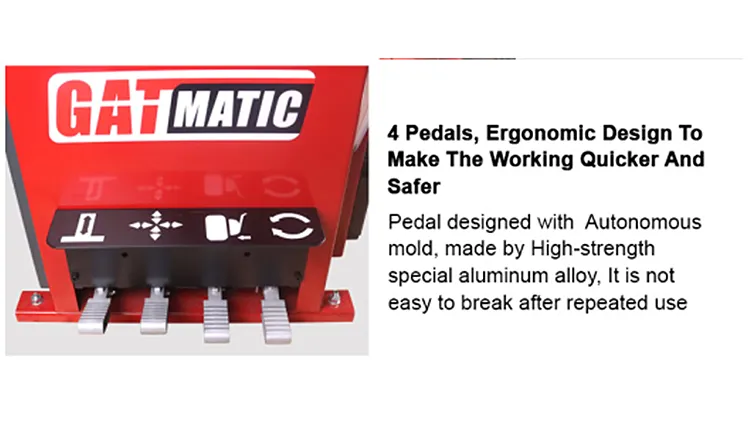 Ergonomic Aluminum Alloy Foot Pedals