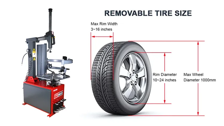 Wide Compatibility with Tire Sizes