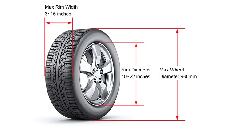 Wide Rim Compatibility