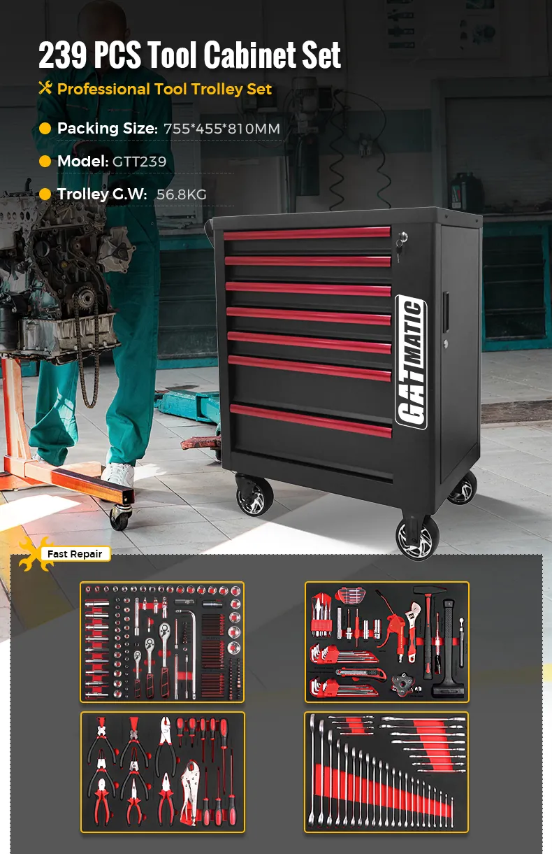 GTT239 Multi-functional Tool Cart With Tools