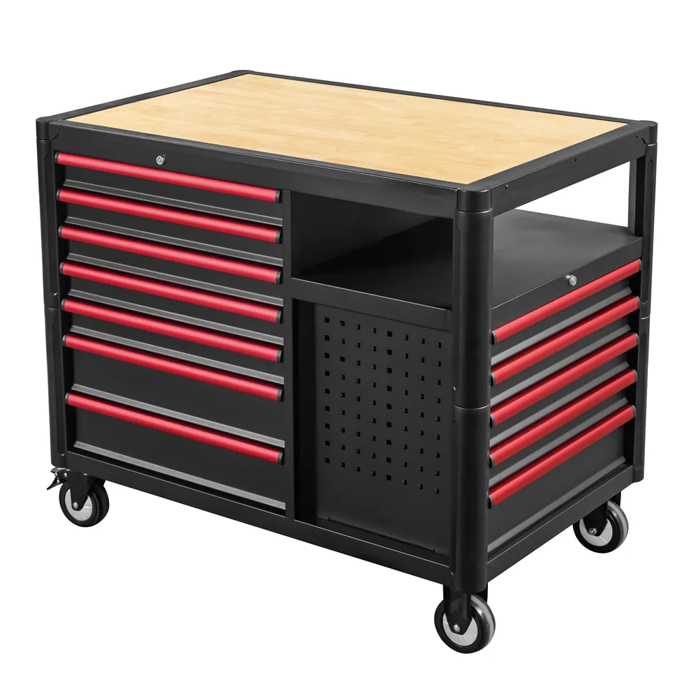 GEC903 Wood Worktop Tool Trolley (3)