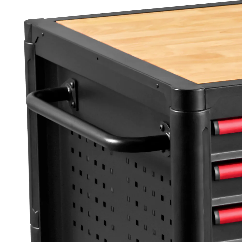 GEC903 Wood Worktop Tool Trolley (9)