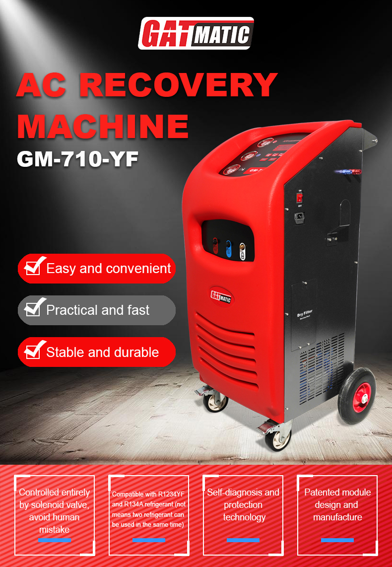 MultiFunction R1234yf A/C Service Machine professional automotive equipment and tools