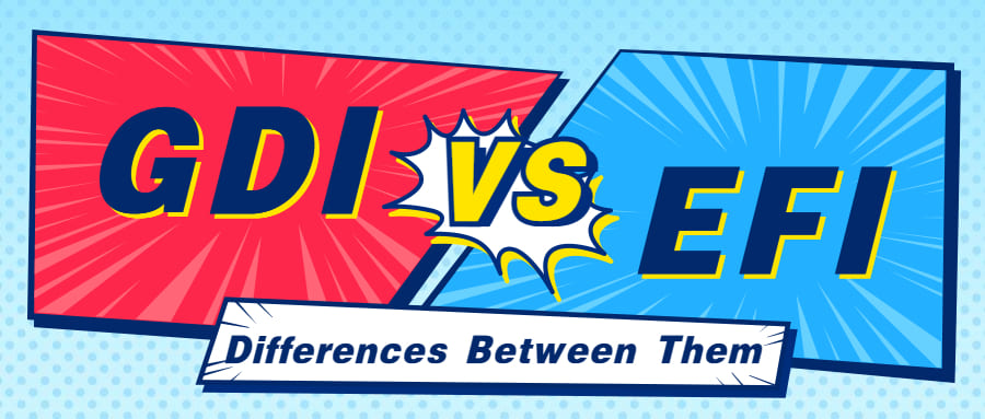 The Differences between GDI and EFI