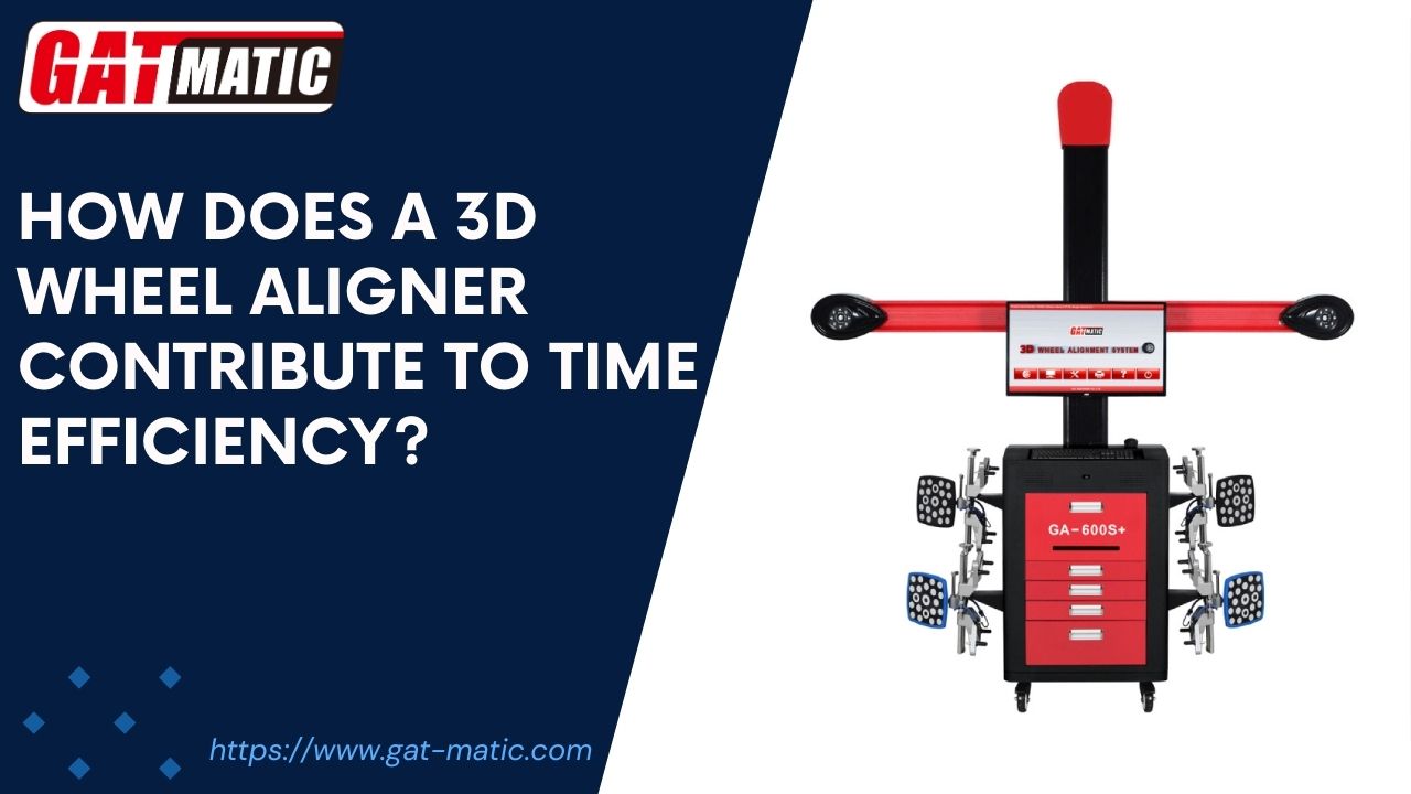 How does a 3D Wheel Aligner contribute to time efficiency?