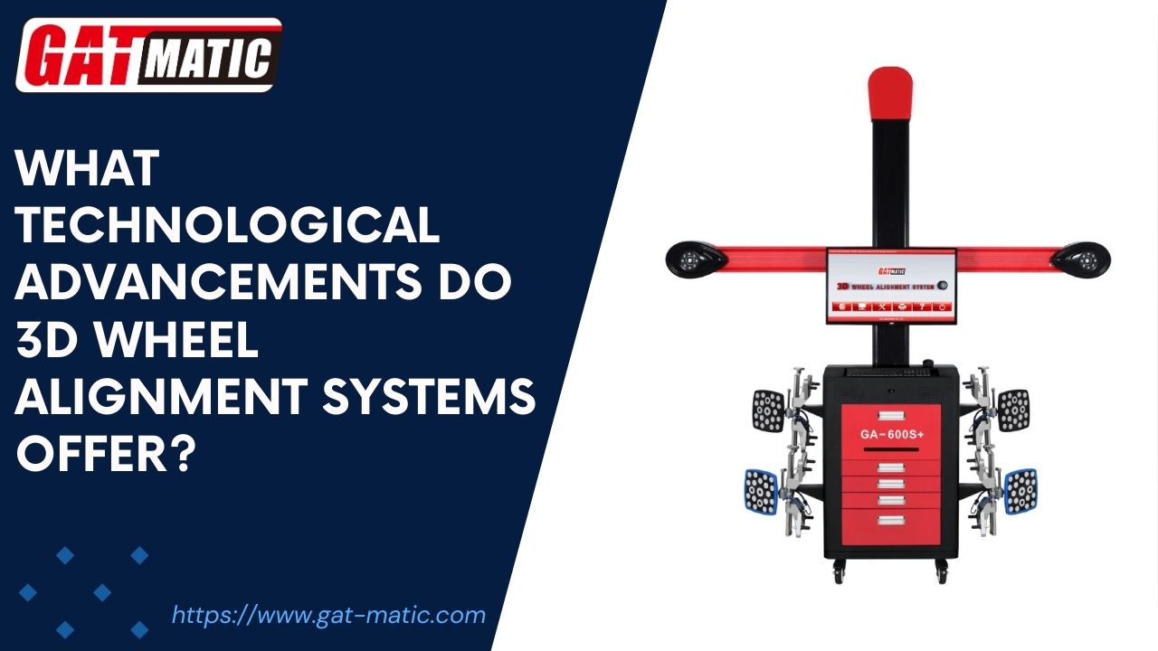 What technological advancements do 3D wheel alignment systems offer?