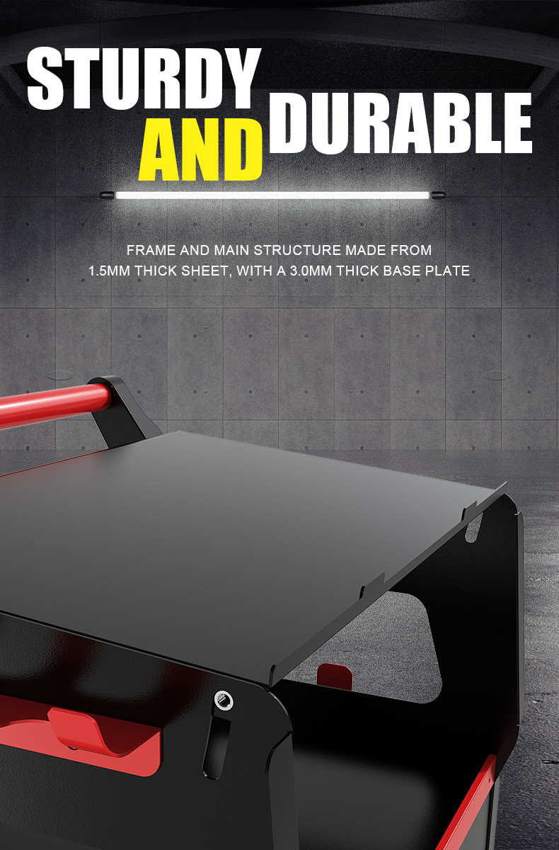 Marco resistente y duradero para el carro de herramientas GEC405