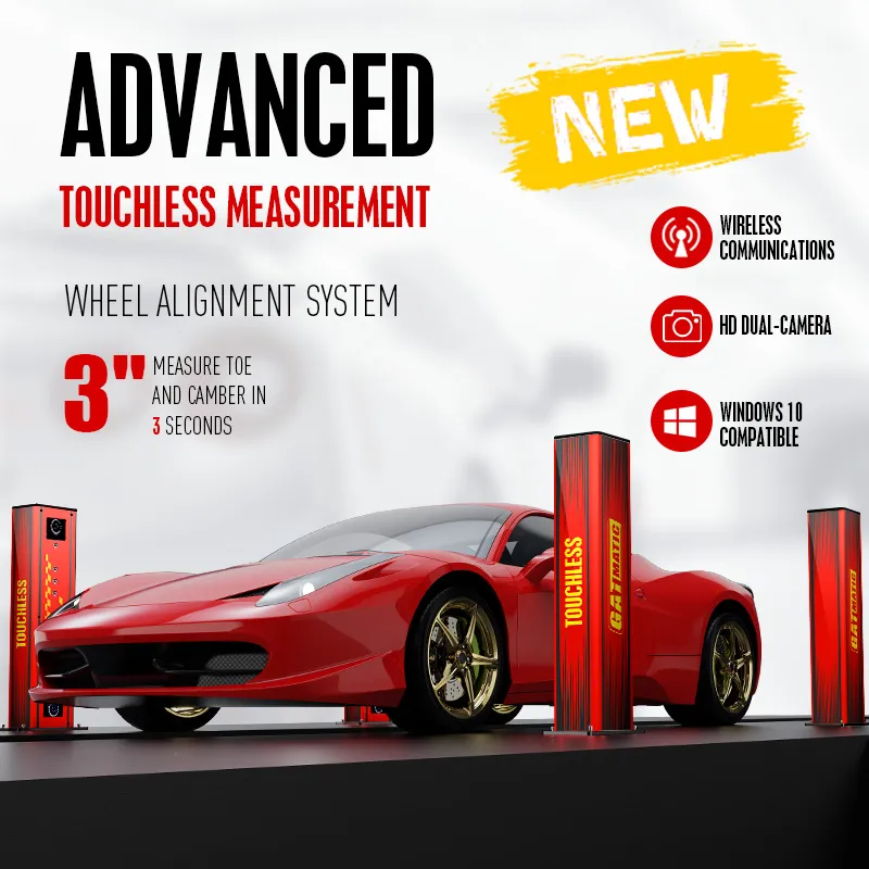 Advanced Touchless Wheel Alignment system