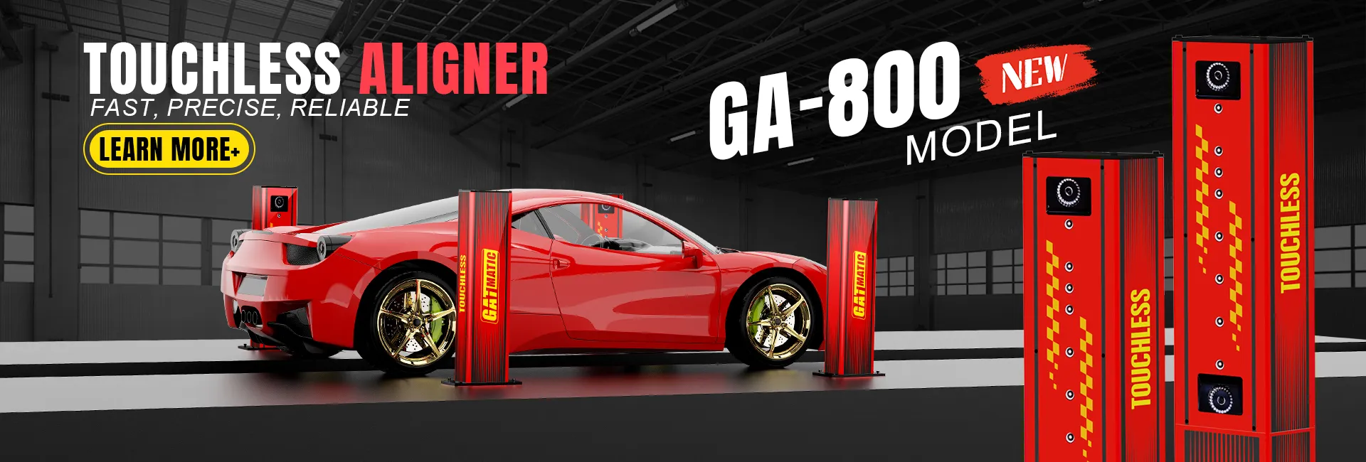 GATmatic Touchless Wheel Aligner GA-800