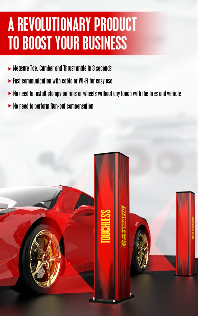 GA800 PRO Touchless wheel aligner Detail (2)