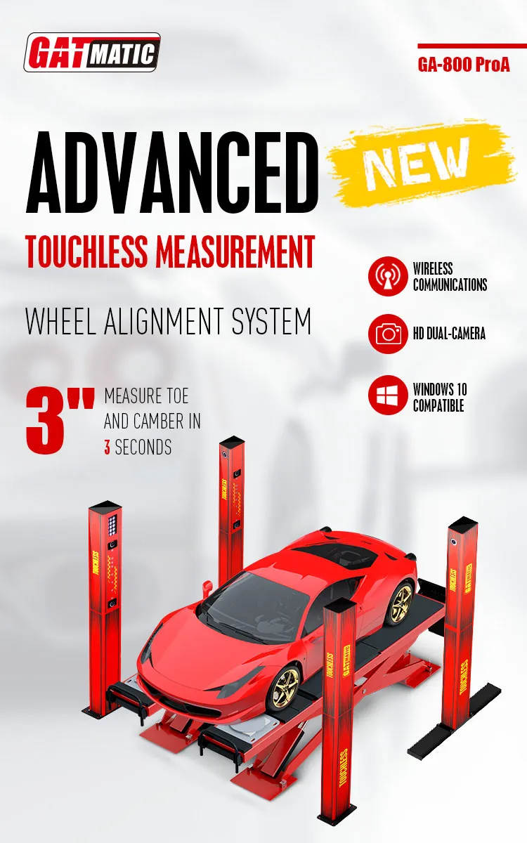 GA800 ProA Touchless wheel aligner Detail (1)