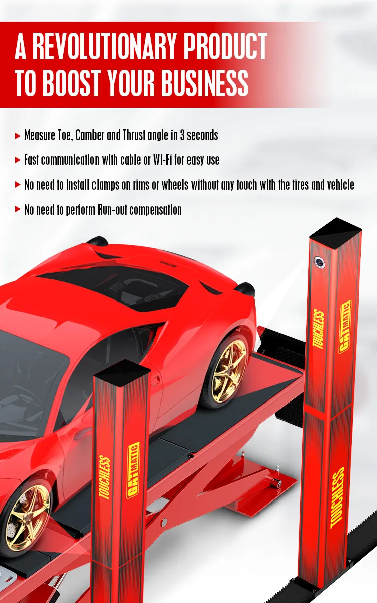 GA800 ProA Touchless wheel aligner Detail (2)