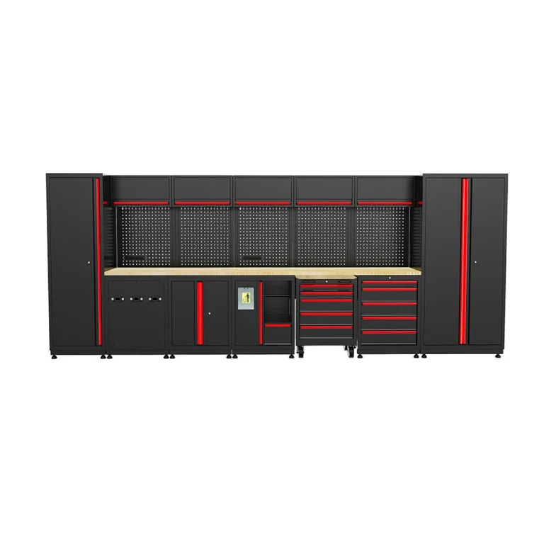 GWS-181A Garage Workshop Cabinet & Wooden Workbench for organized workshop management