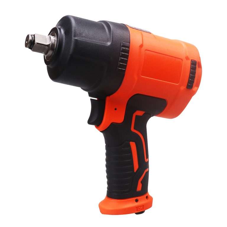 Pneumatic impact wrench for high-torque automotive maintenance