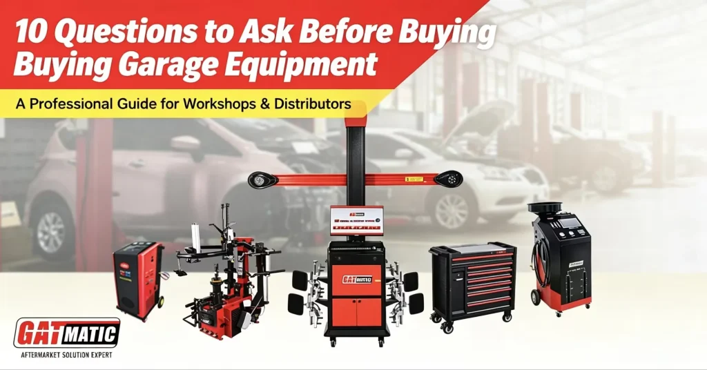 Professional garage equipment solutions for automotive workshops and service centers