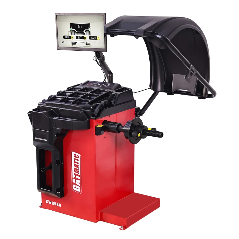 KWB960 high precision wheel balancer for professional automotive workshops