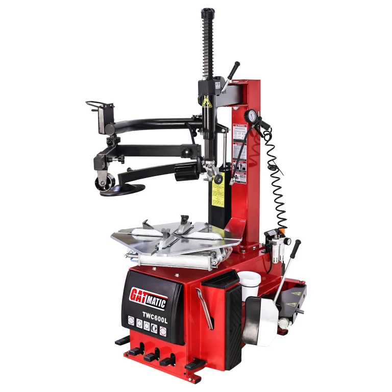 TWC600L tire changer with left-side assist arm for professional tire workshops